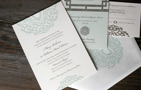 aqua-brown-letterpress-invitations