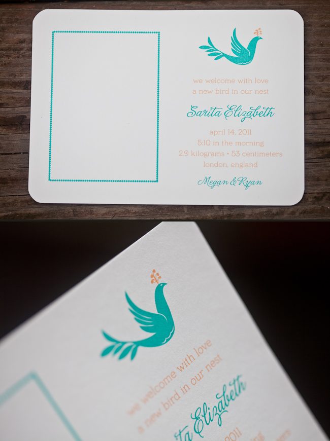1 charming baby announcements