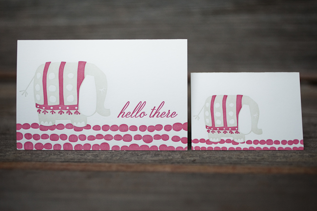 Ellie Notes from Smock Social notes and petite folds with a sweet elephant motif make a great gift for someone who loves to send snail mail.