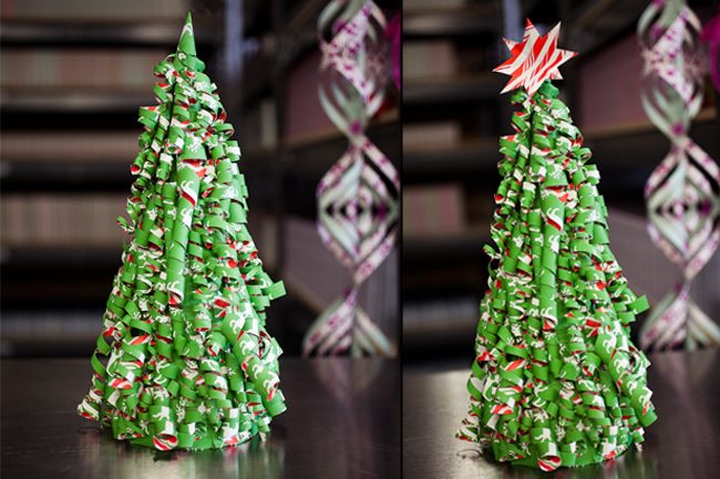 Smock Trees-step-3 Final steps to the Smock paper trees holiday DIY project