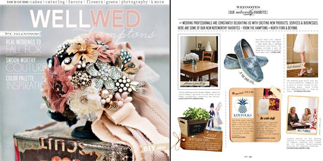 wellwed-1 Well Wed featured a set of custom Smock invitations in their Fall/Winter 2011 edition