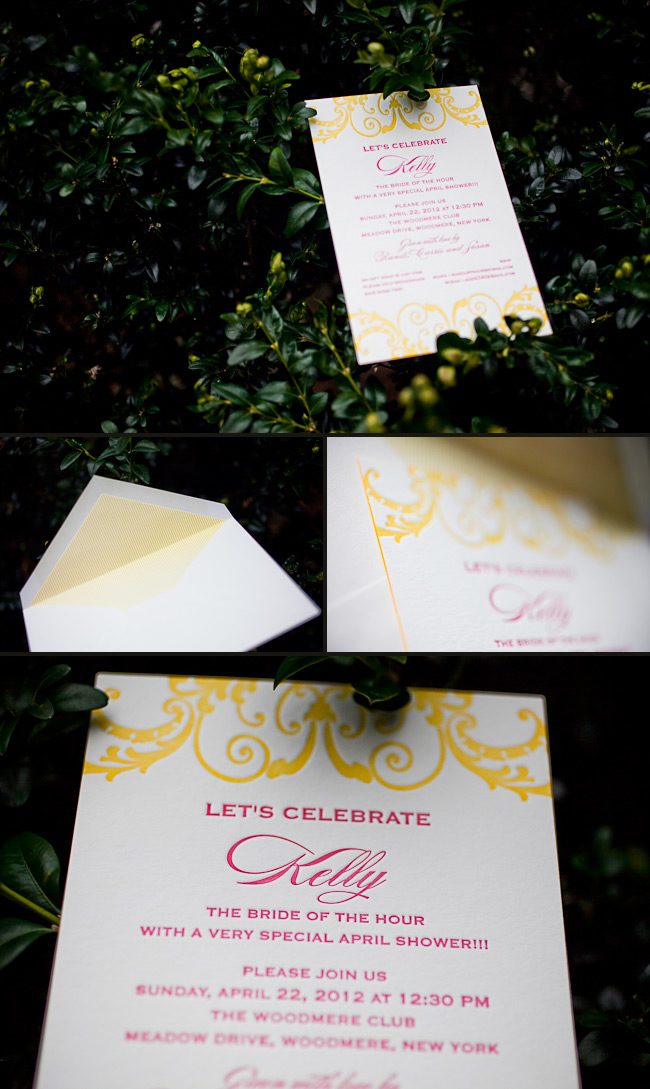 Smock 2012 Design Contest honoree Randi from the Printed Page was selected as a design contest honoree for these bridal shower invitations