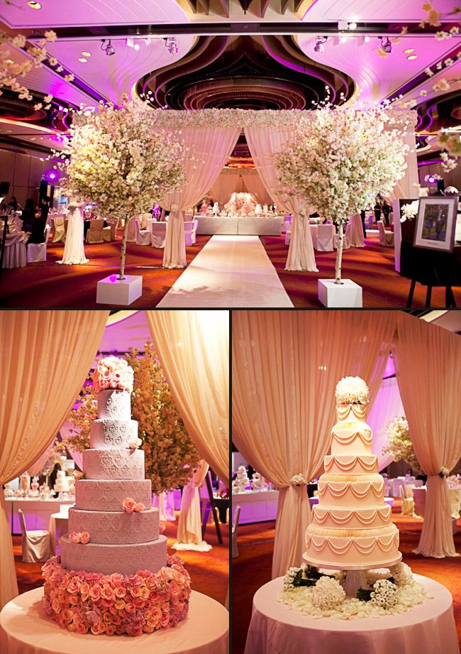 Wedding Company Hong Kong wedding show The Wedding Company in Hong Kong put on a bridal event with gorgeous displays, including an elegant Smock Display