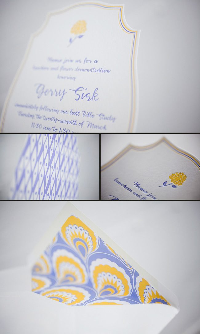 modern and coloful wedding invitations