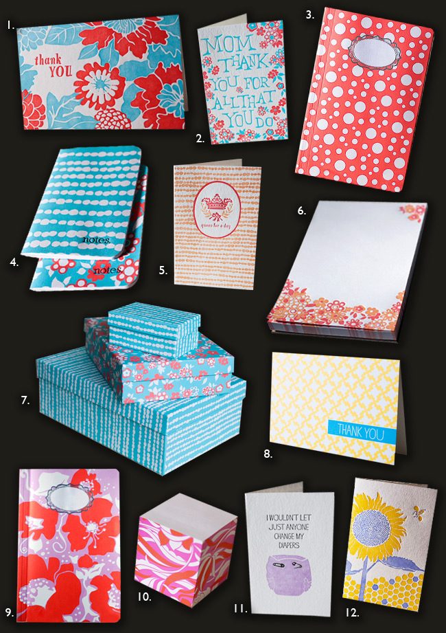 Mothers Day 2012 Smock's 2012 Mother's Day stationery gift guide