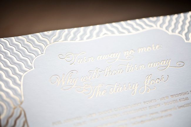 Smock's 2012 NSS invite 2 Smock's 2012 National Stationery Show invitation - complete with foil stamping and hand calligraphed envelopes