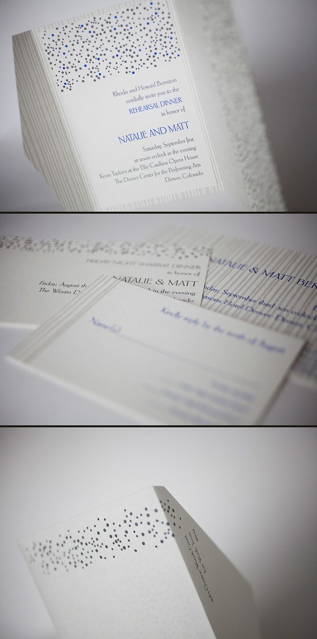 S_Custom_Azure-Pewter custom letterpress wedding invitations