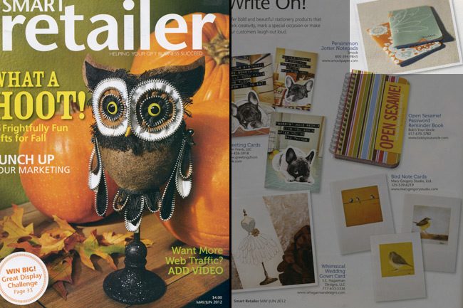 Smart Retailer magazine featured Smock jotters in their May / June 2012 issue