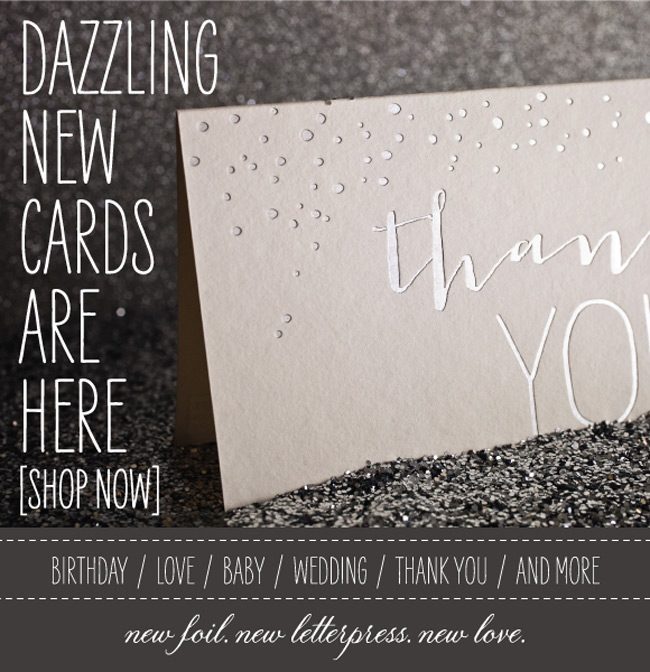 New cards from Smock have arrived New foil + letterpress cards from Smock are on sale now