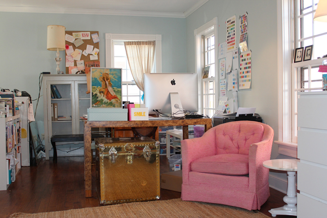 Amy Graham Stigler's design studio Check out the design studio of Smock's Creative Director, Amy Graham Stigler