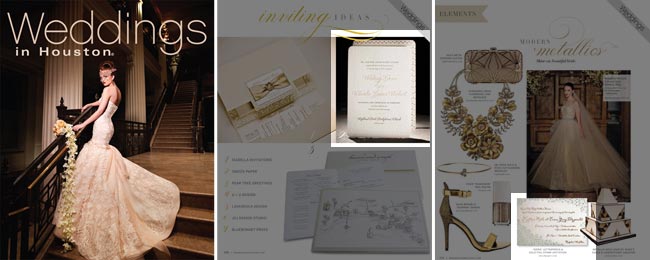 Smock invitations featured in Weddings in Houston