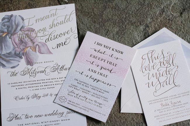 Smock's 2014 National Stationery Show Invitations