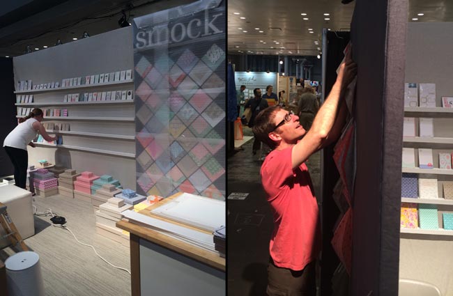 2014 National Stationery Show - Smock booth setup