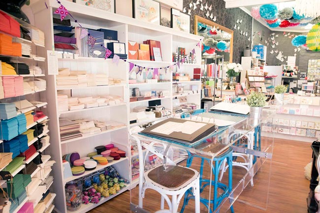 Inside Annie P. Paperie, a Smock retailer in Perth, Australia